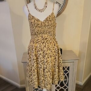 Leopard Print Mini Dress NWT